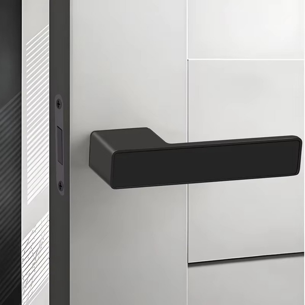Zinc Furniture Hardware - 미니멀리스트 자석 도어락 아연 합금 일자형