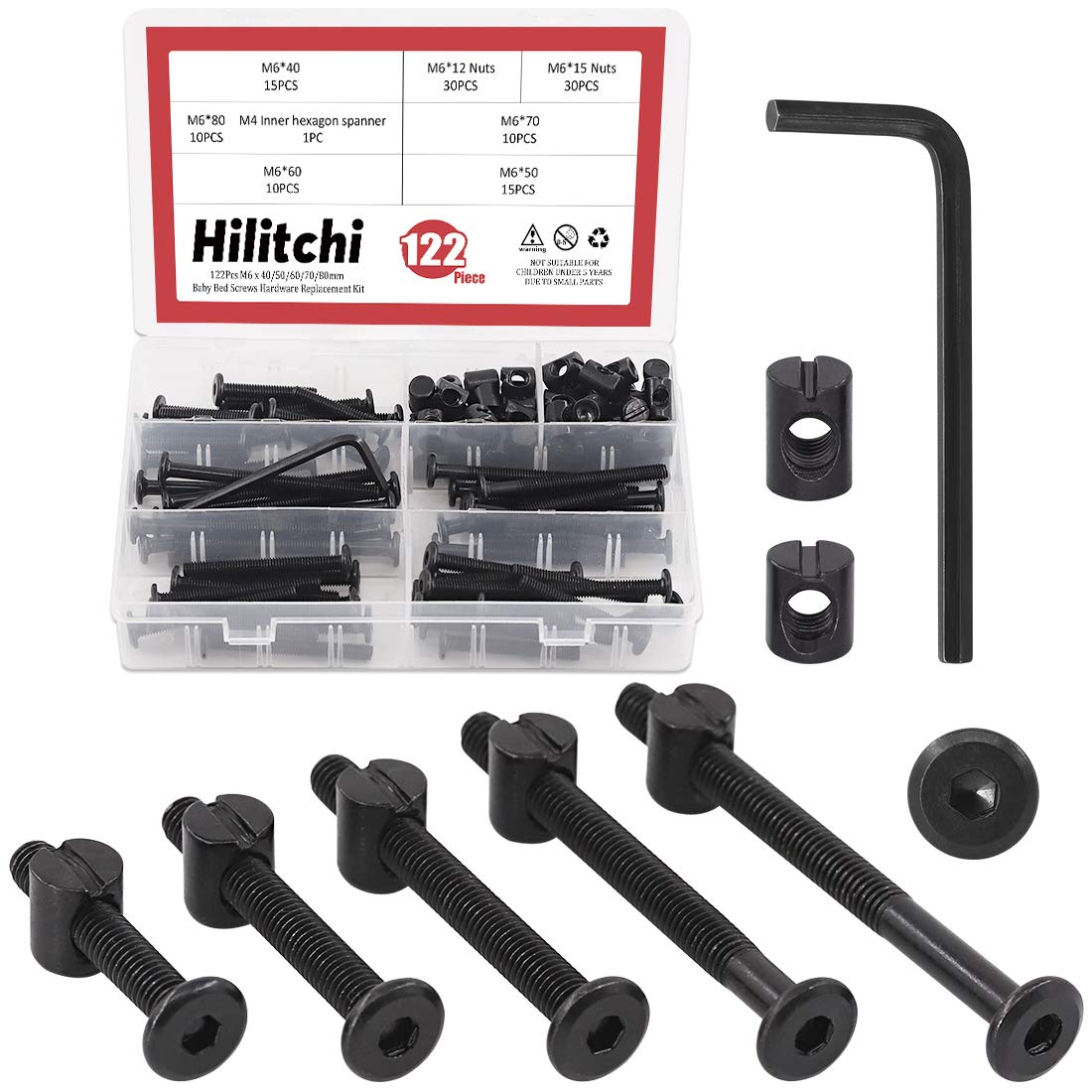 Furniture Hardware Barrel Nut - M6 육각 소켓 헤드 나사 볼트