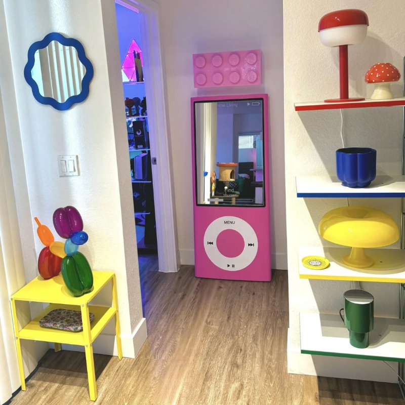 Furniture For Hardware Shop - 레트로 전신 거울, 가정용 침실 바닥부터