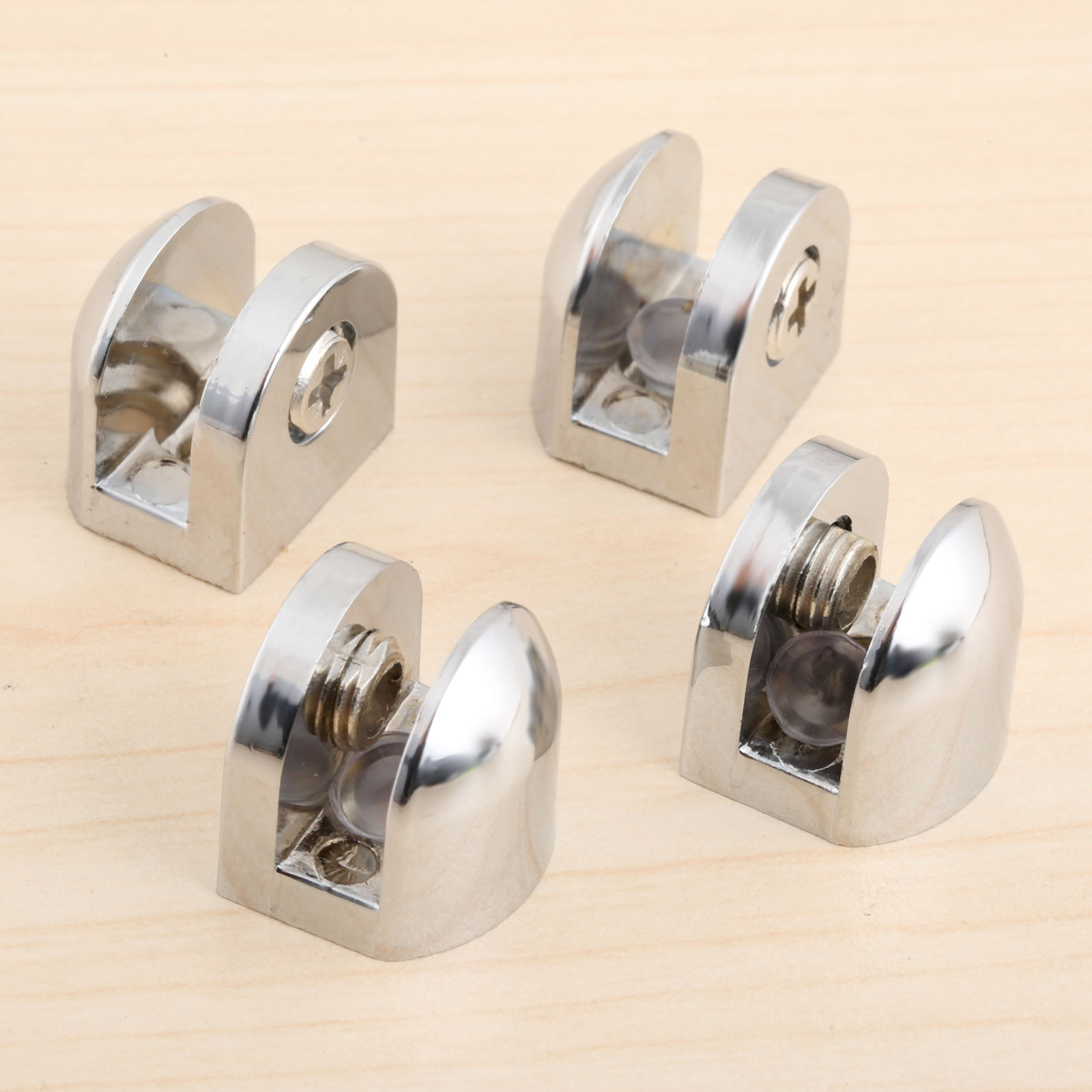 4 개/대 아연 합금 조정 가능한 유리 선반 지지대 홀 - Furniture Hardware Screws 리뷰 및 가격