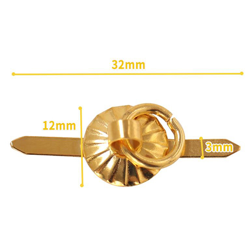 4pcs 1/12 하드웨어 황금 금속 서랍 손잡이 당겨 - Furniture Hardware 리뷰 및 가격