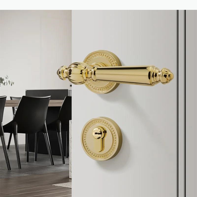 아연 합금 도어 잠금 장치 실내 침실 무음 잠금 장치  - Zinc Furniture Hardware 리뷰 및 가격