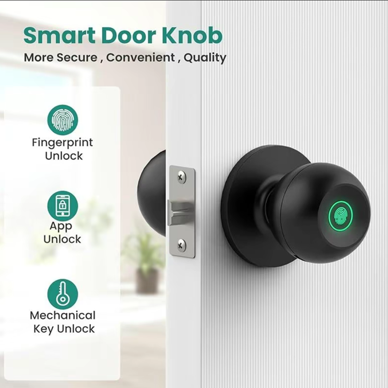 블루투스 투야 앱 제어 스마트 문짝 잠금 장치, 키리스 - Zinc Furniture Hardware 리뷰 및 가격