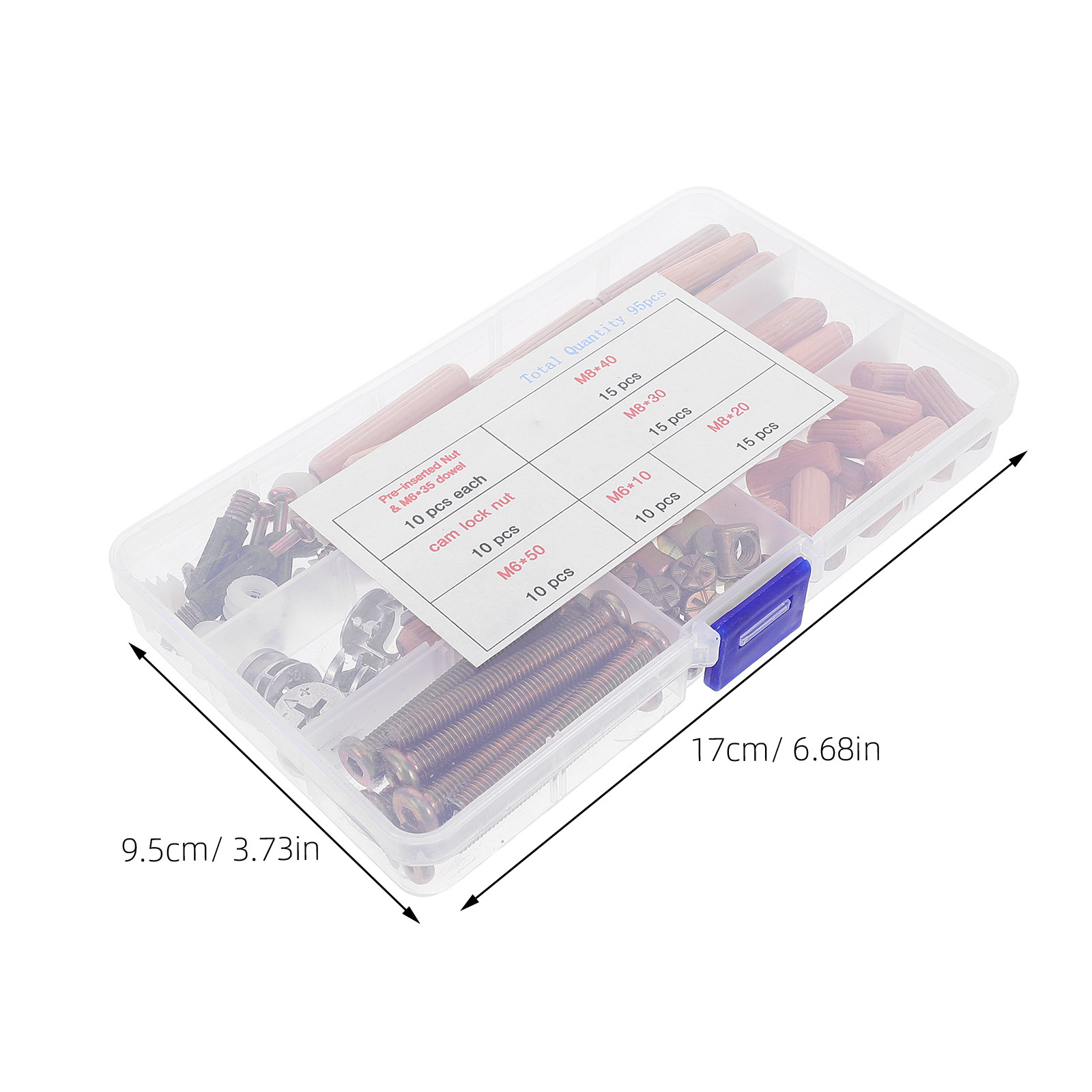 95개 가구 하드웨어 세트 이층 침대 교체 키트 나사  - Furniture Hardware Barrel Nut 리뷰 및 가격