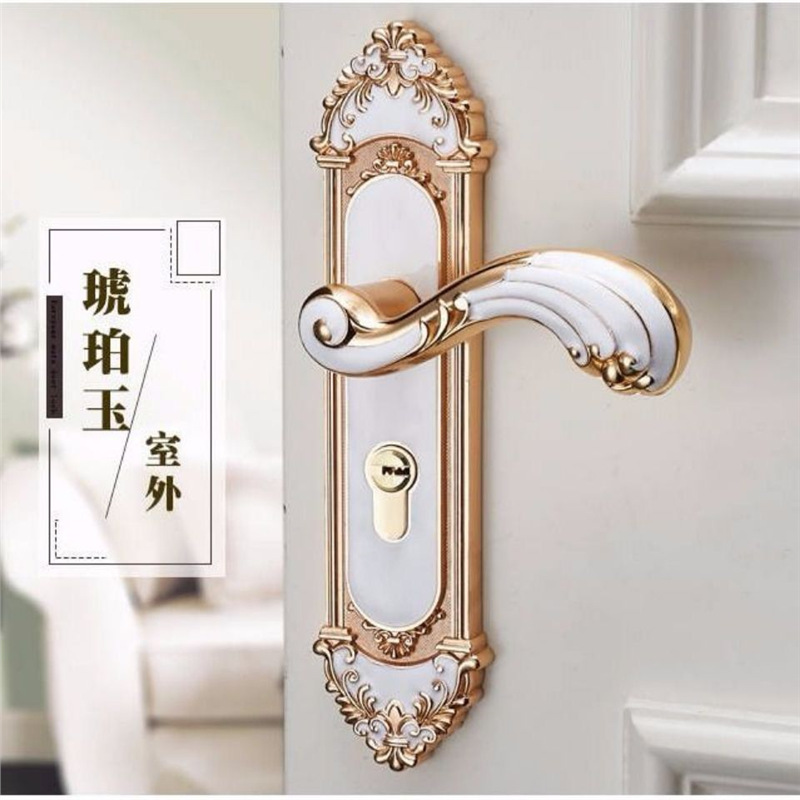 유럽 ​​스타일 무음 방문 손잡이 패션 인테리어 도어  - Furniture Hardware 리뷰 및 가격