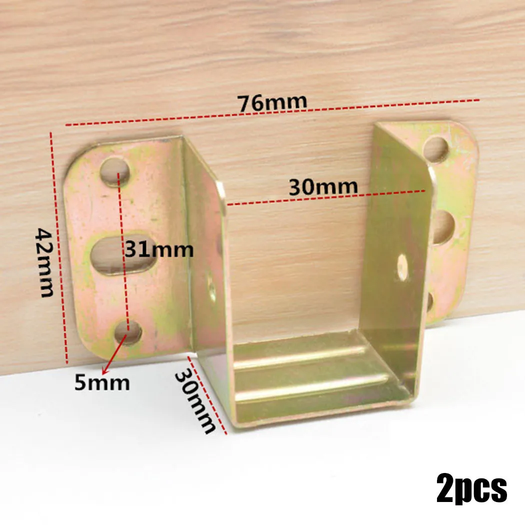 2pcs U 모양의 금속 침대 브래킷 침대 프레임 고정 - Furniture Hardware Supply 리뷰 및 가격