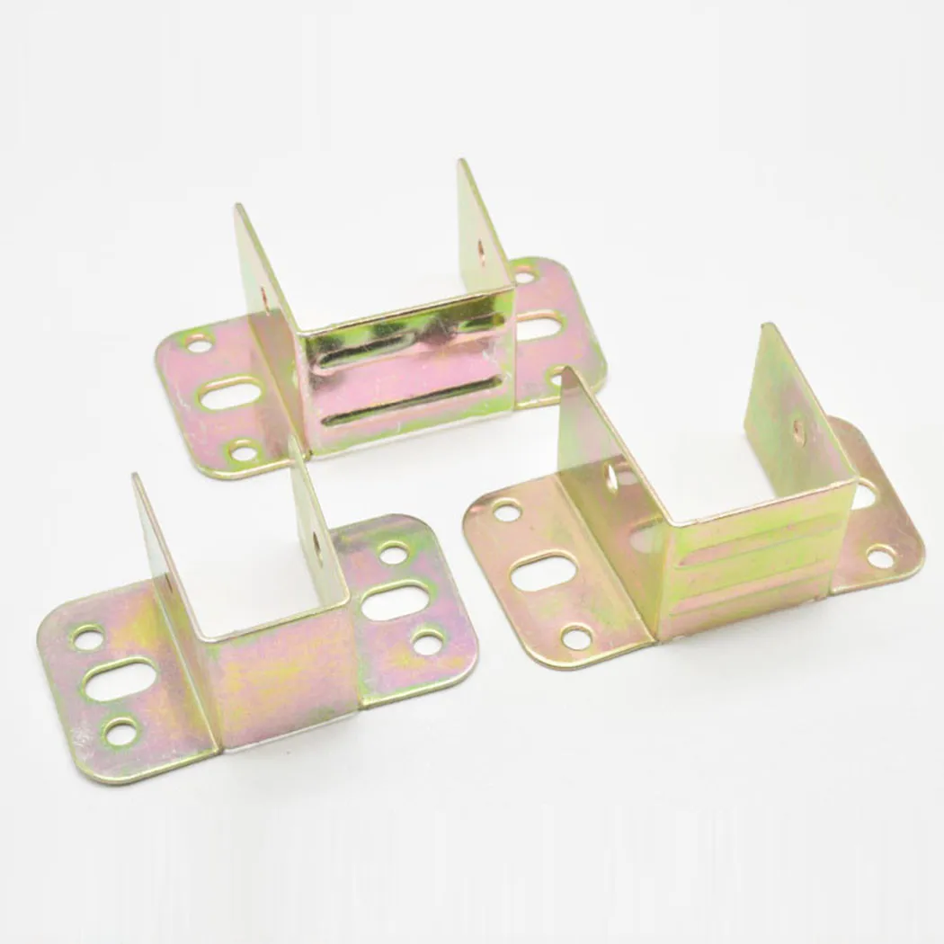 2pcs U 모양의 금속 침대 브래킷 침대 프레임 고정 - Furniture Hardware Supply 리뷰 및 가격