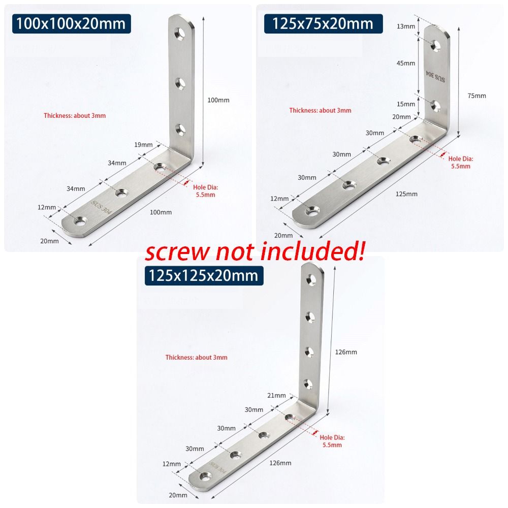 1Pcs 캐비닛 스크린 벽 각도 브래킷 가구 패스너 S - Corner Bracket Angle 리뷰 및 가격