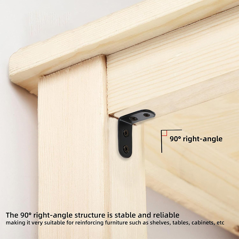 6-20개 블랙 코너 브레이스 L 브래킷, 40mm 스 - Corner Bracket Angle 리뷰 및 가격