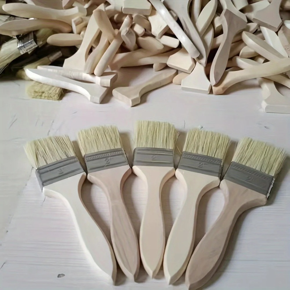 인체공학적 조롱박 손잡이가 있는 나무 페인트 붓 세트, - Furniture Hardware 리뷰 및 가격