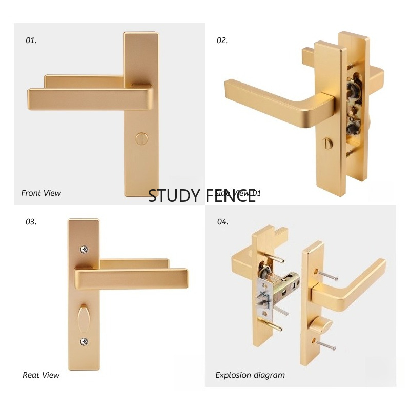 아연 합금 욕실 도어락 1세트, 욕실 유리문용 싱글 텅 - Zinc Furniture Hardware 리뷰 및 가격