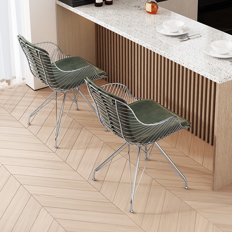 스틸 와이어 다이닝 체어 스툴 새들 가죽 하드웨어 스테 - Furniture Hardware In China 리뷰 및 가격
