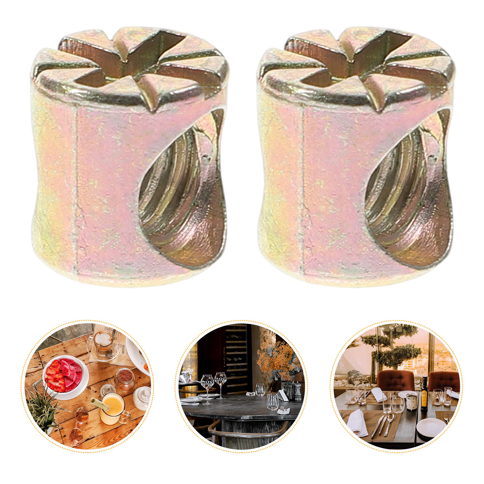 20Pcs M6 슬롯형 배럴 너트 크로스 다웰 너트 6 - Furniture Hardware Barrel Nut 리뷰 및 가격