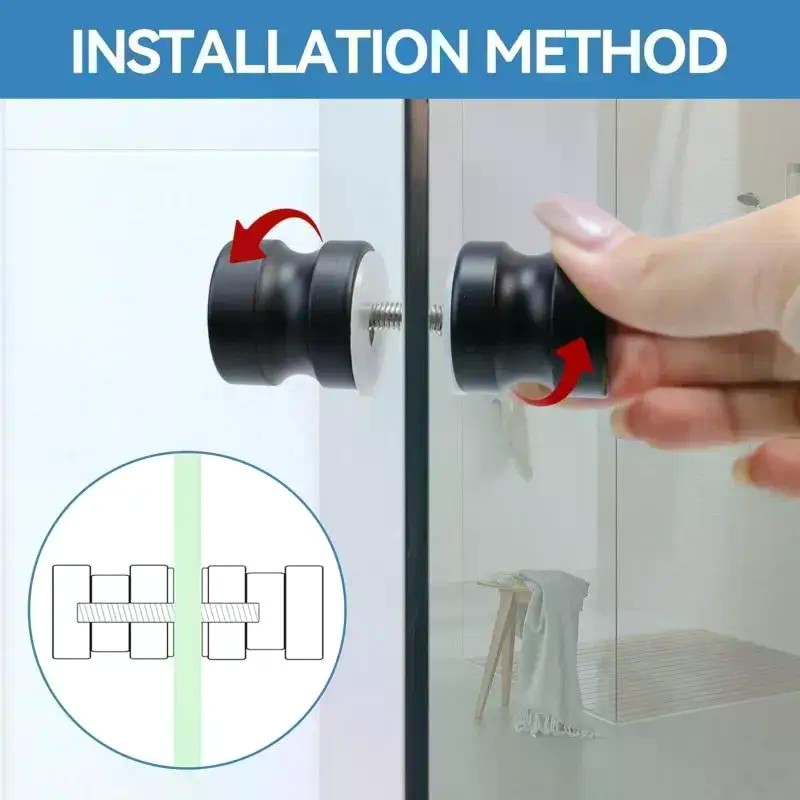 세련된 샤워 유리문 손잡이, 슬라이딩 샤워 도어 손잡이 - Furniture Hardware Supply 리뷰 및 가격