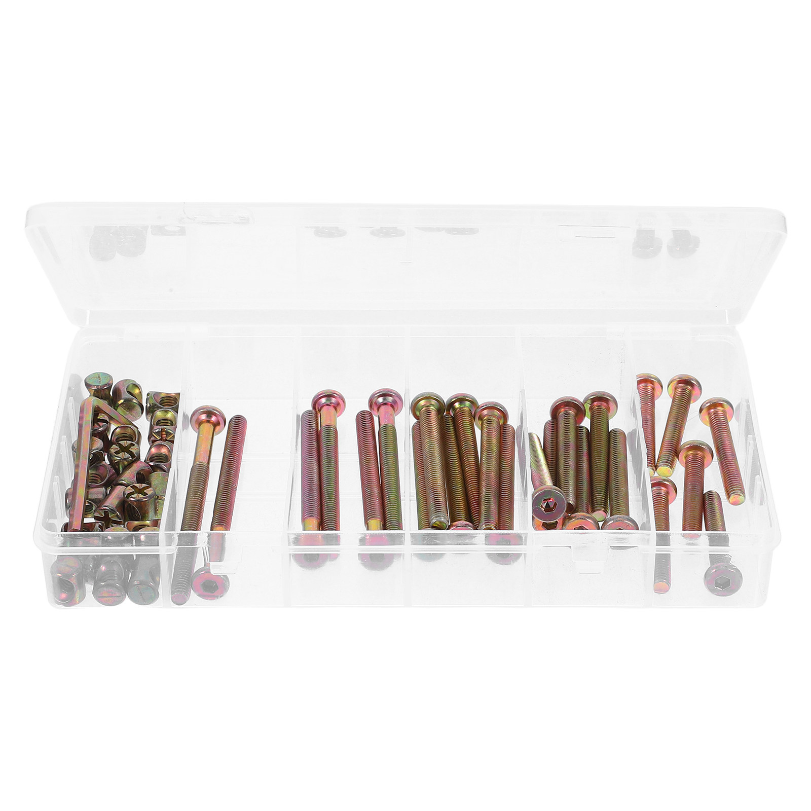 49Pcs 육각 소켓 나사 및 배럴 너트 키트 M6x4 - Furniture Hardware Barrel Nut 리뷰 및 가격