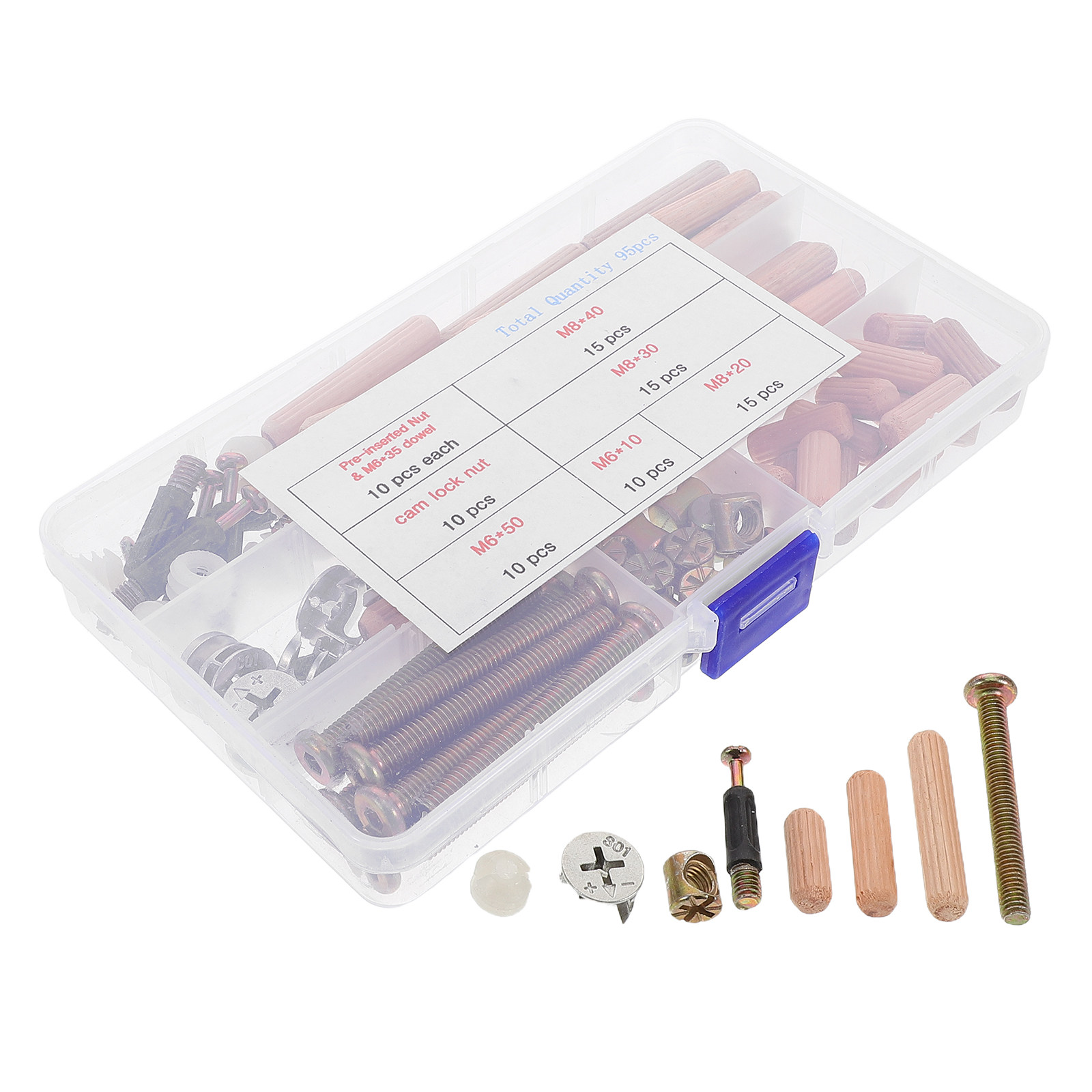 95개 가구 하드웨어 액세서리 이층 침대 나사 볼트 배 - Furniture Hardware Barrel Nut 리뷰 및 가격