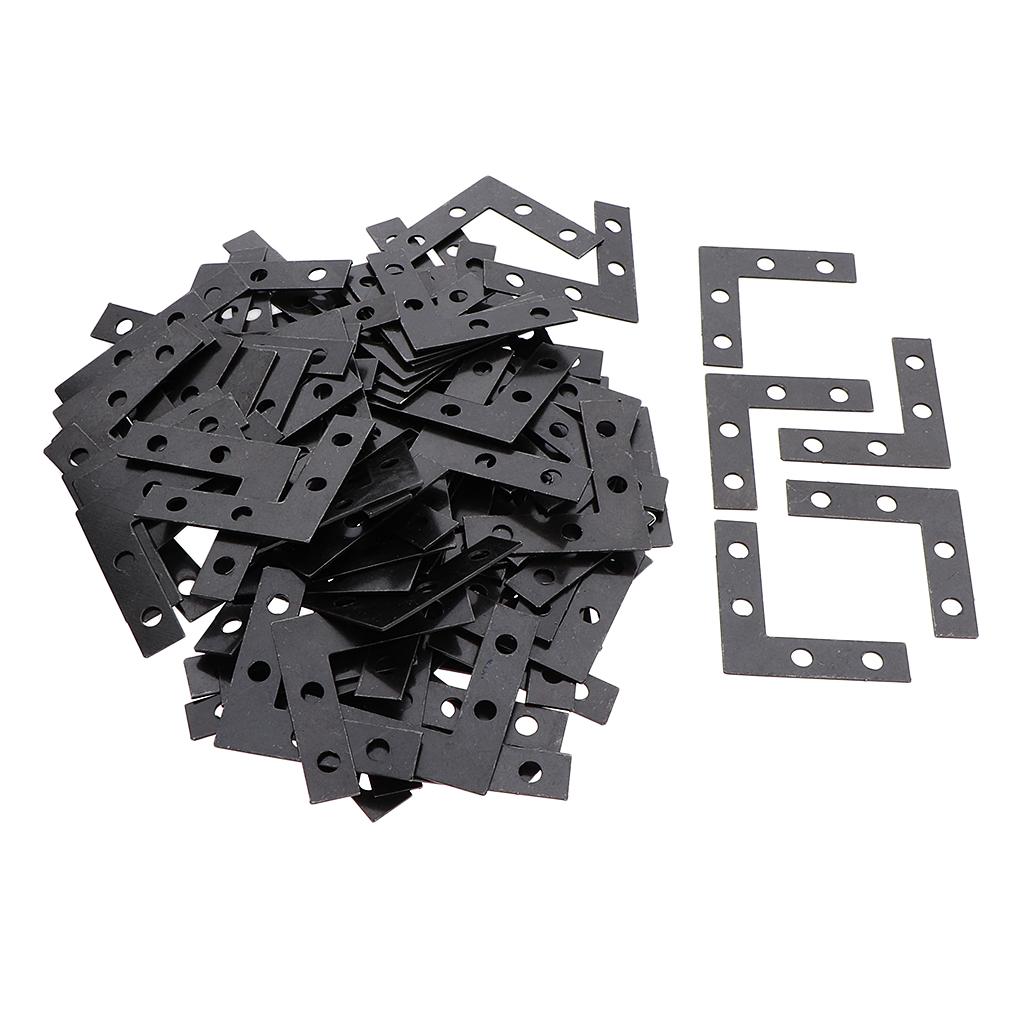 플랫 플레이트 코너 브레이스 브래킷 커넥터 블랙 앵글  - Corner Bracket Angle 리뷰 및 가격