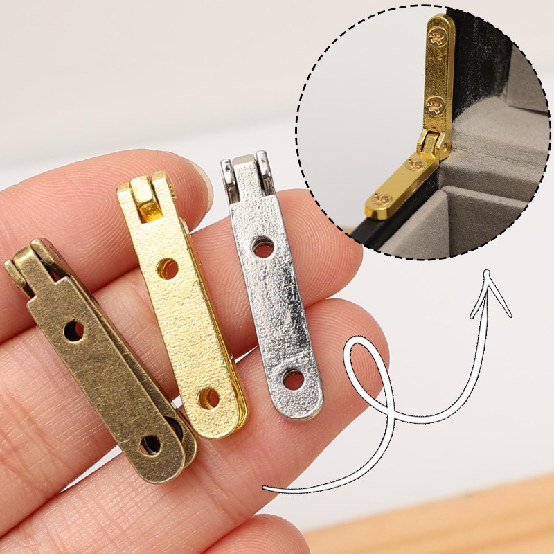 미니 아연 합금 힌지, 고하중 접이식 90도 힌지(나사 - Furniture Hardware Screws 리뷰 및 가격