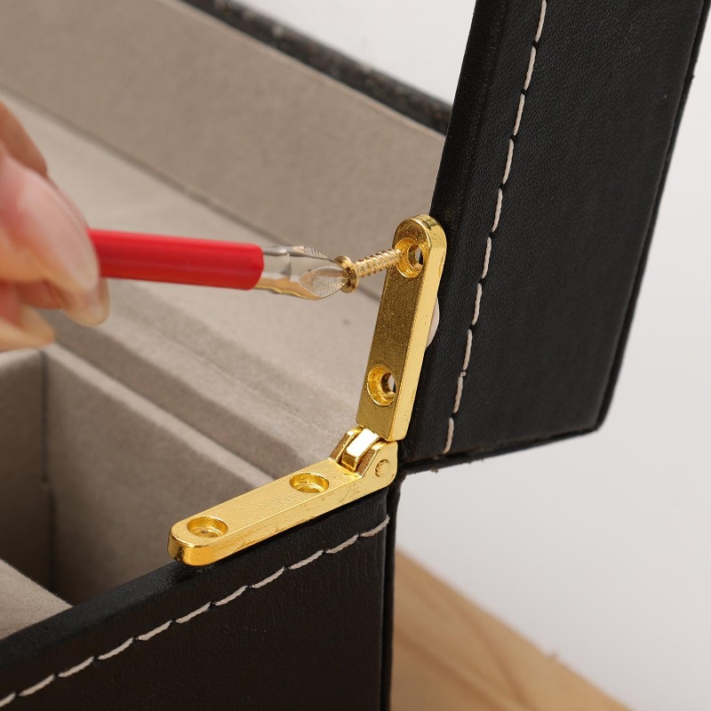 미니 아연 합금 힌지, 고하중 접이식 90도 힌지(나사 - Furniture Hardware Screws 리뷰 및 가격