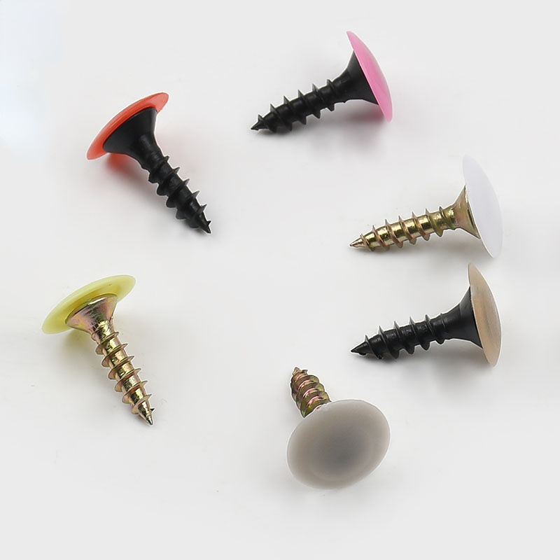 100/500/1000pcs 플라스틱 스크류 캡 커버  - Furniture Hardware Screws 리뷰 및 가격
