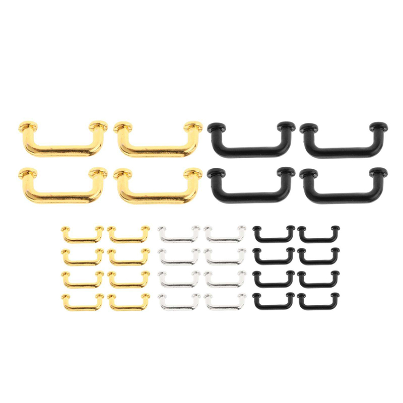 1:12 미니어처 문짝 캐비닛 옷장 손잡이, 서랍 손잡 - Zinc Furniture Hardware 리뷰 및 가격