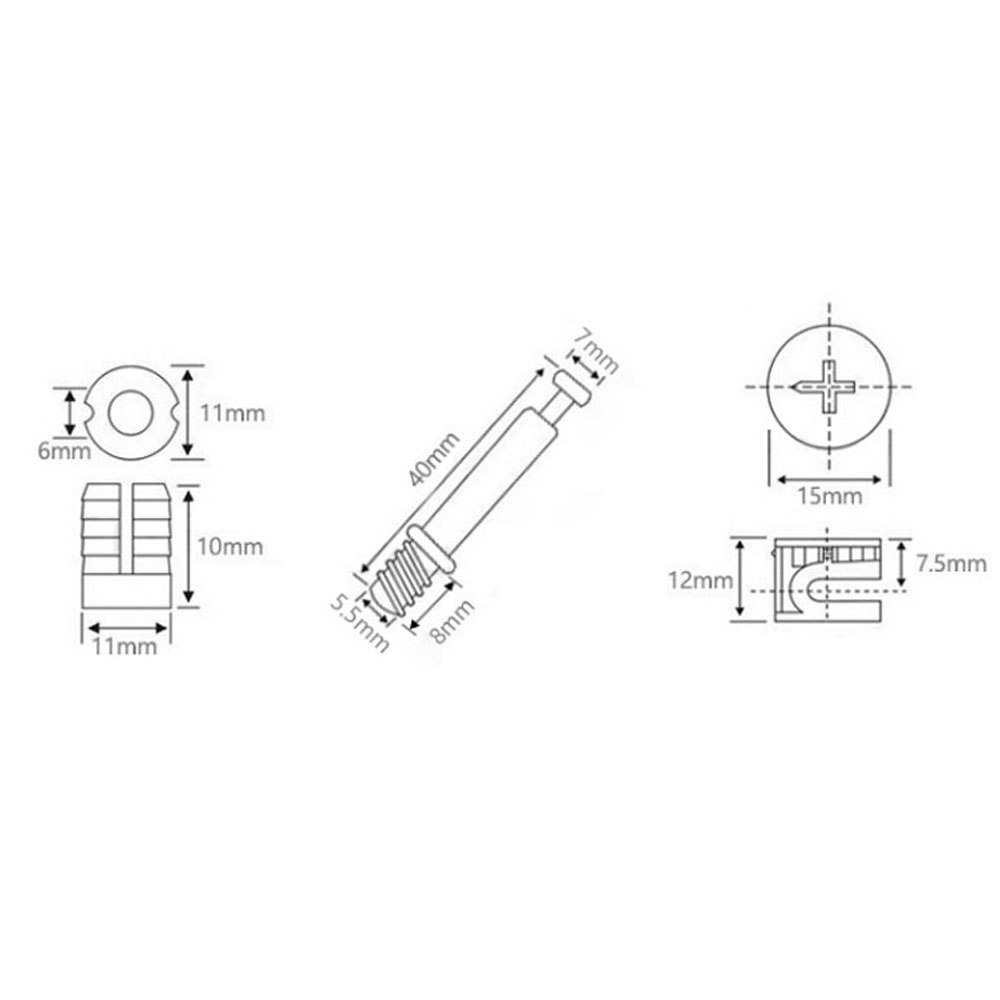 가구 연결 하드웨어 세트, 편심 휠 너트 캠 잠금 너트 - Furniture Hardware Screws 리뷰 및 가격