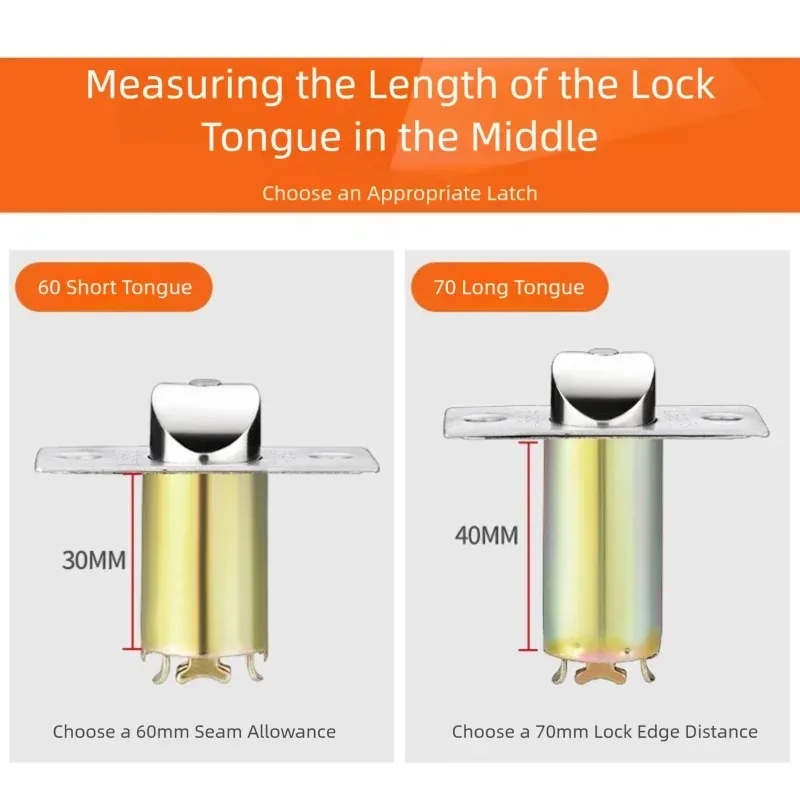 60/70mm 마진 볼 잠금 데드볼트 아연 합금 잠금  - Furniture Hardware 리뷰 및 가격