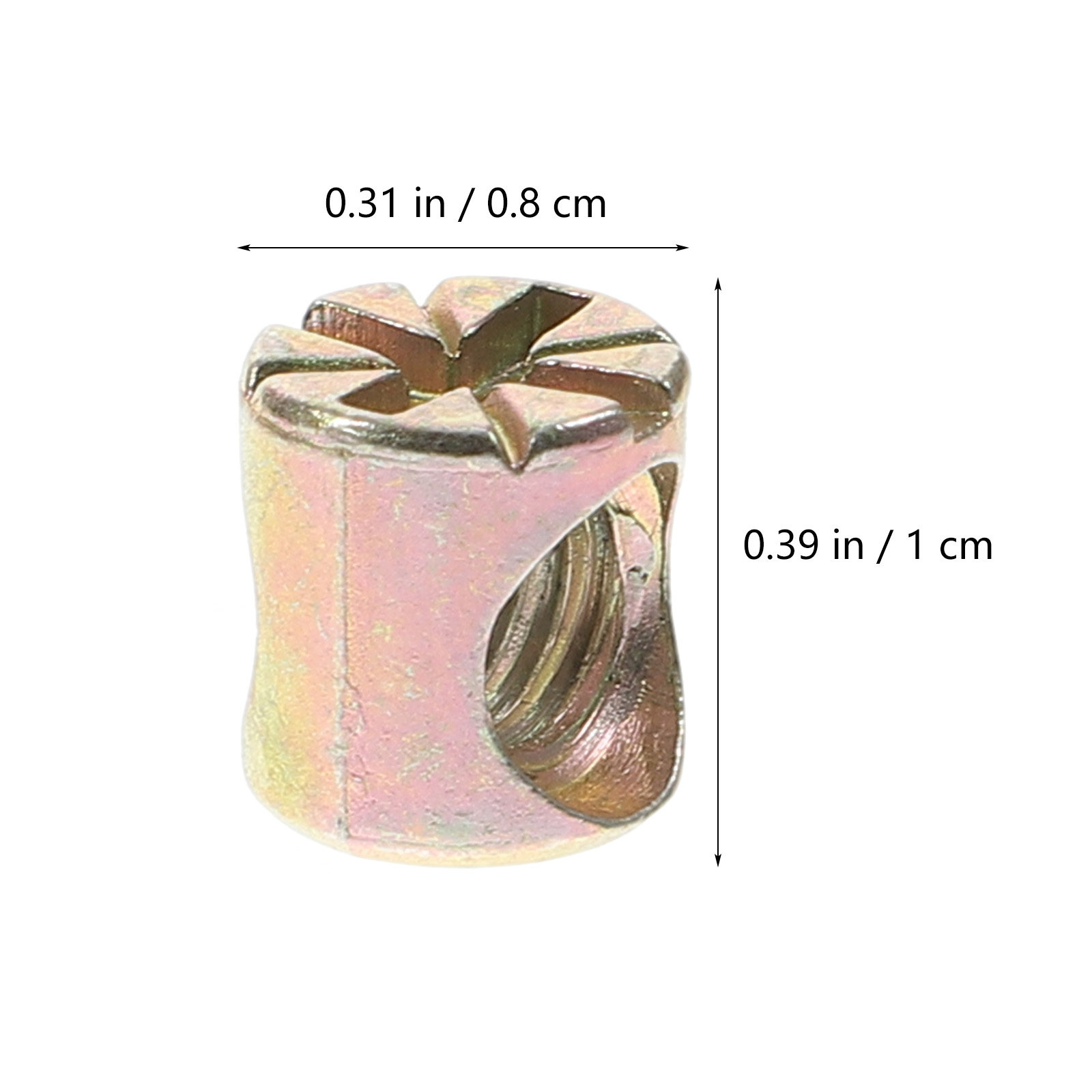 20Pcs M6 슬롯형 배럴 너트 크로스 다웰 너트 아 - Furniture Hardware Barrel Nut 리뷰 및 가격