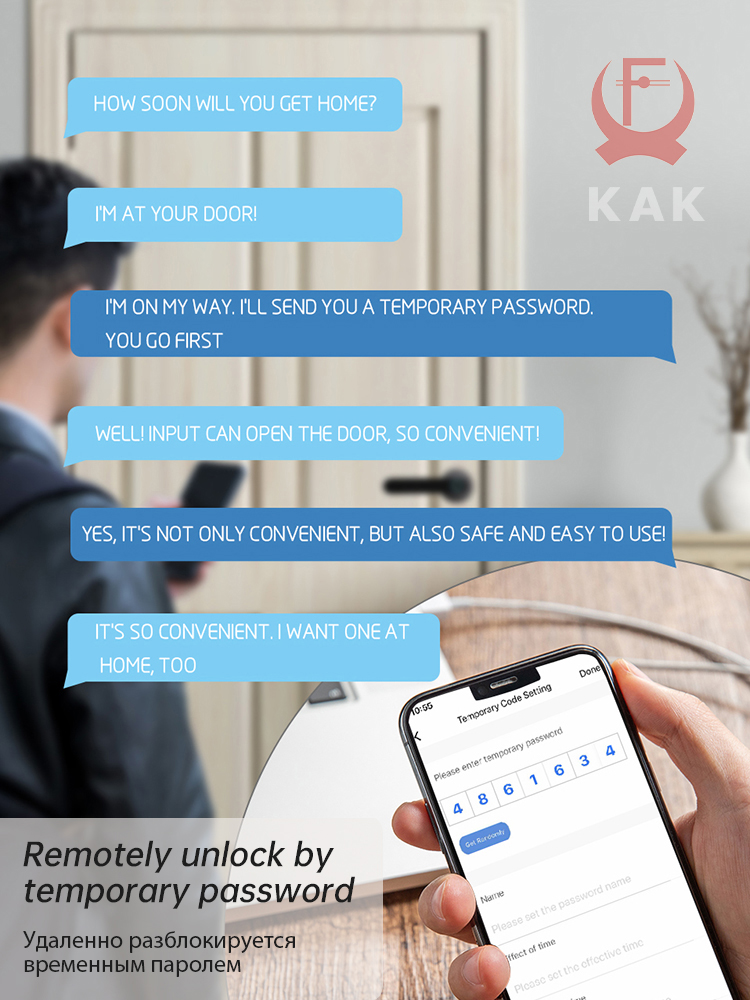 KAK 스마트 지문 도어 잠금 장치 검정색 생체 인식  - Zinc Furniture Hardware 리뷰 및 가격