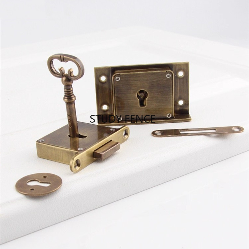 1개 앤티크 메탈 서랍 잠금장치 와인 캐비닛 도어 잠금 - Furniture Hardware 리뷰 및 가격