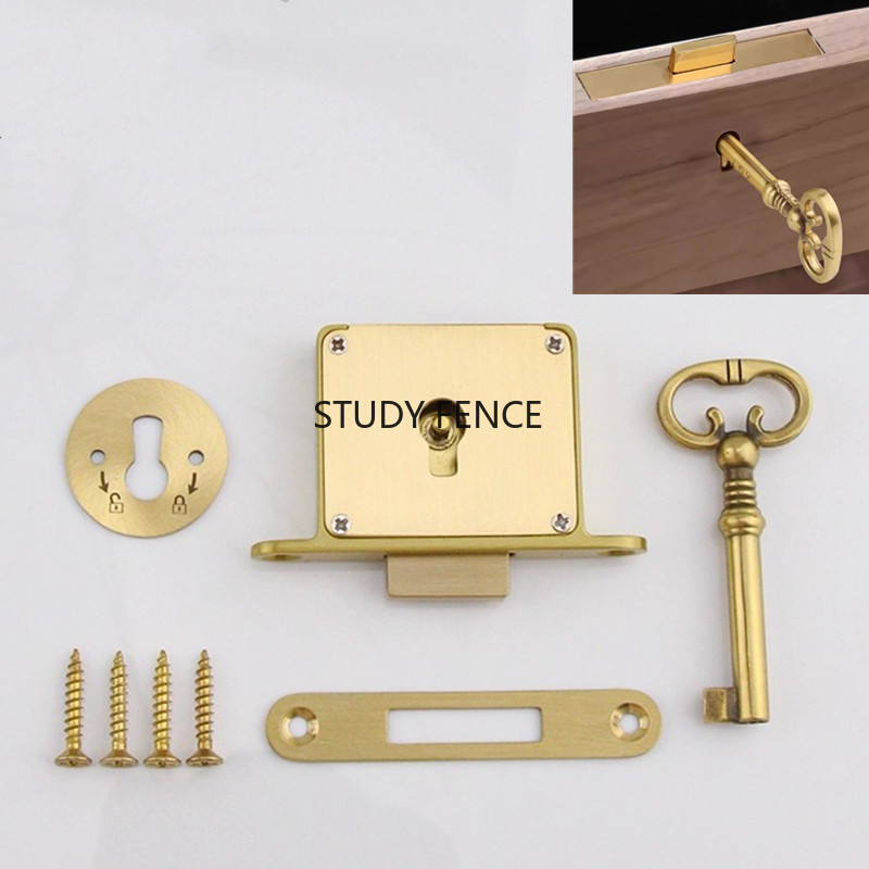 1개 앤티크 메탈 서랍 잠금장치 와인 캐비닛 도어 잠금 - Furniture Hardware 리뷰 및 가격