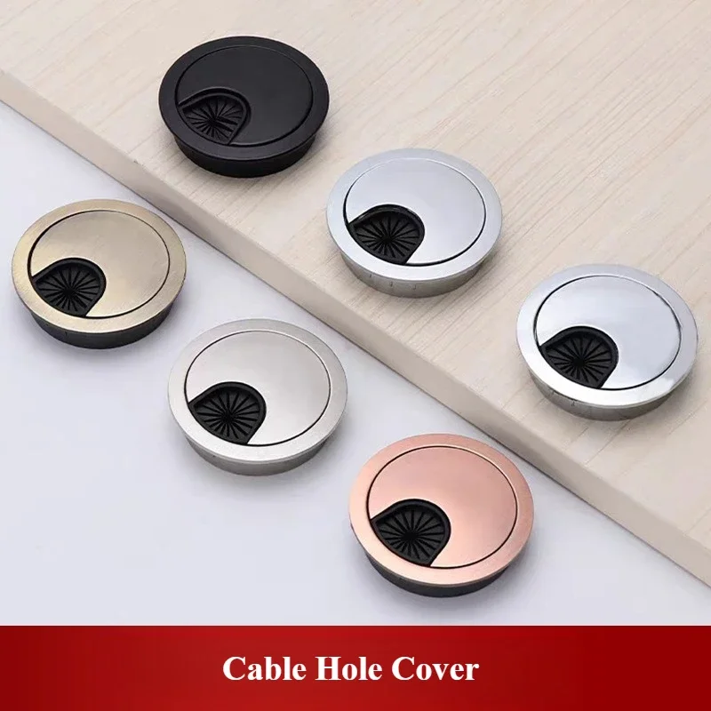 1Pcs 데스크 와이어 구멍 커버베이스 50/53/60 - Zinc Furniture Hardware 리뷰 및 가격