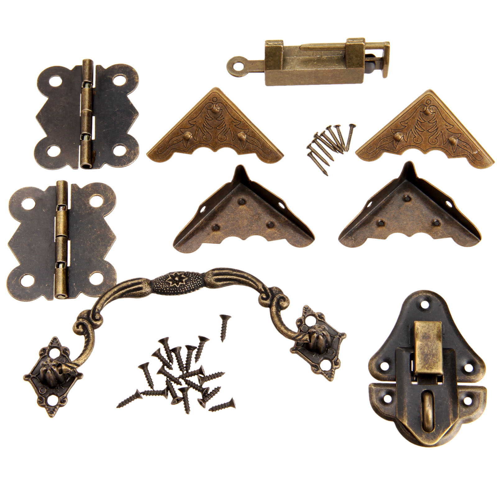9 개/대 가구 피팅 중국어 황동 하드웨어 골동품 나무 - Furniture Hardware Supply 리뷰 및 가격