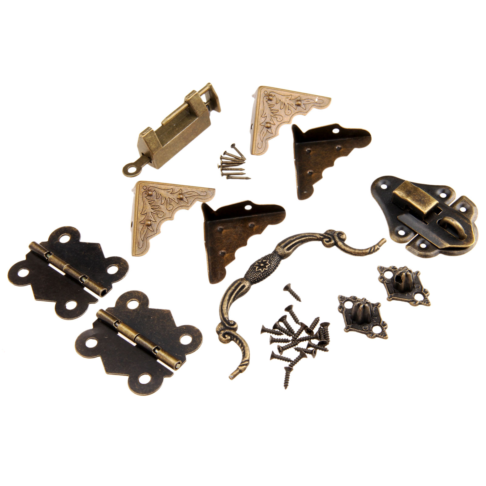 9 개/대 가구 피팅 중국어 황동 하드웨어 골동품 나무 - Furniture Hardware Supply 리뷰 및 가격