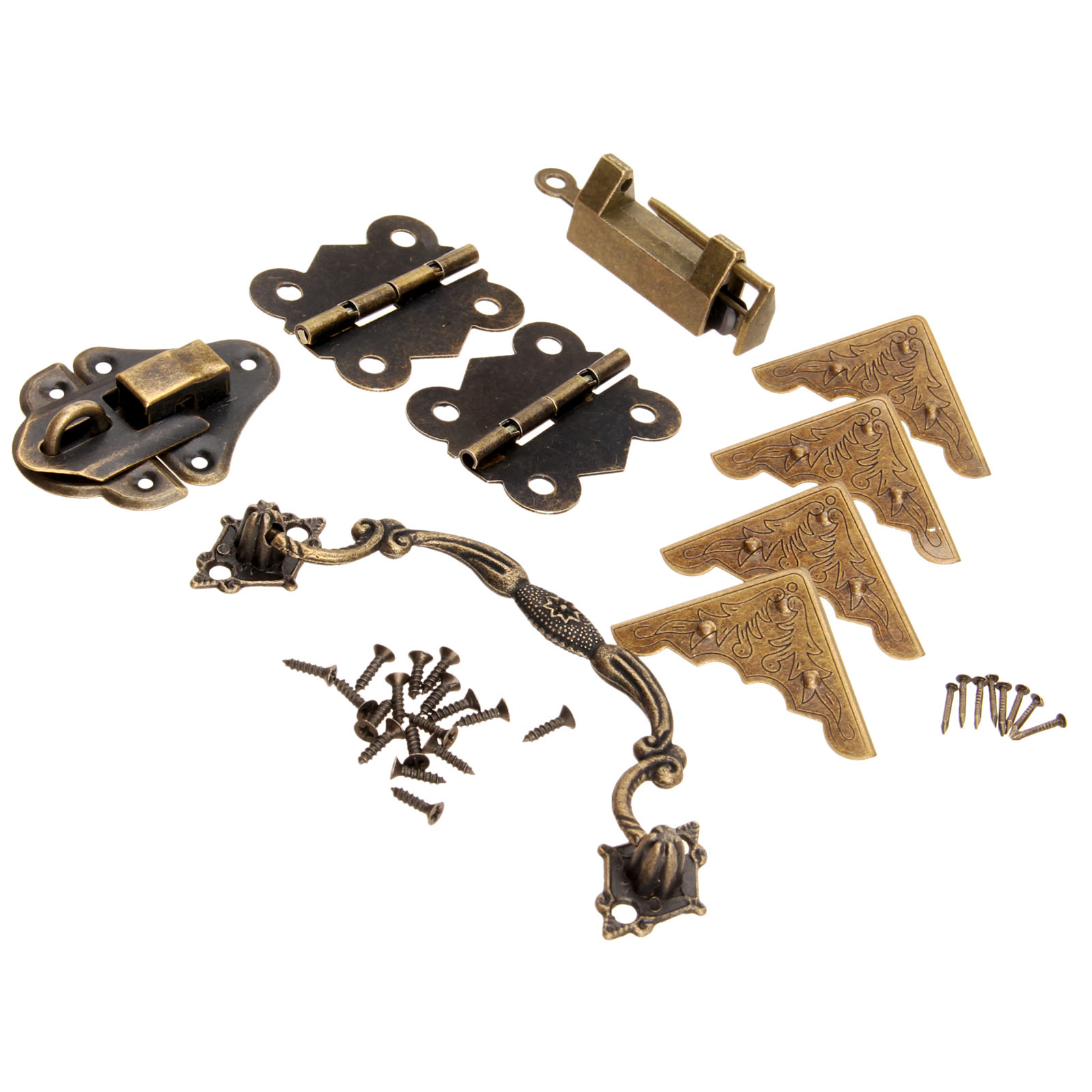 9 개/대 가구 피팅 중국어 황동 하드웨어 골동품 나무 - Furniture Hardware Supply 리뷰 및 가격