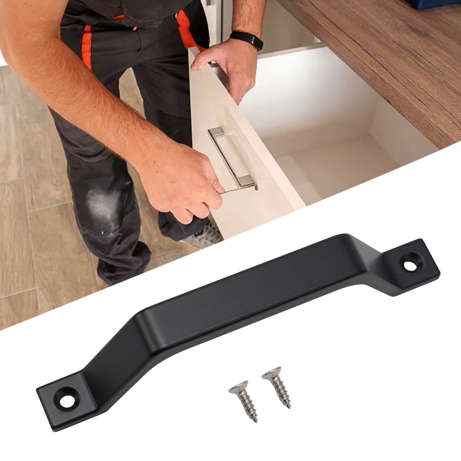 슬라이딩 헛간 문 손잡이 1개, 나사 세트 포함, 목재 - Furniture Hardware Screws 리뷰 및 가격