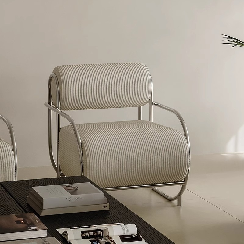 이탈리아산 스테인리스 스틸 싱글 소파, 싱글 소파, 라 - Furniture Hardware Business 리뷰 및 가격