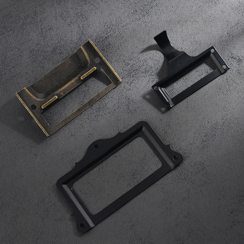 앤티크 라벨 프레임 명함 홀더 아연 합금 서랍 카드 슬 - Furniture Hardware Business 리뷰 및 가격