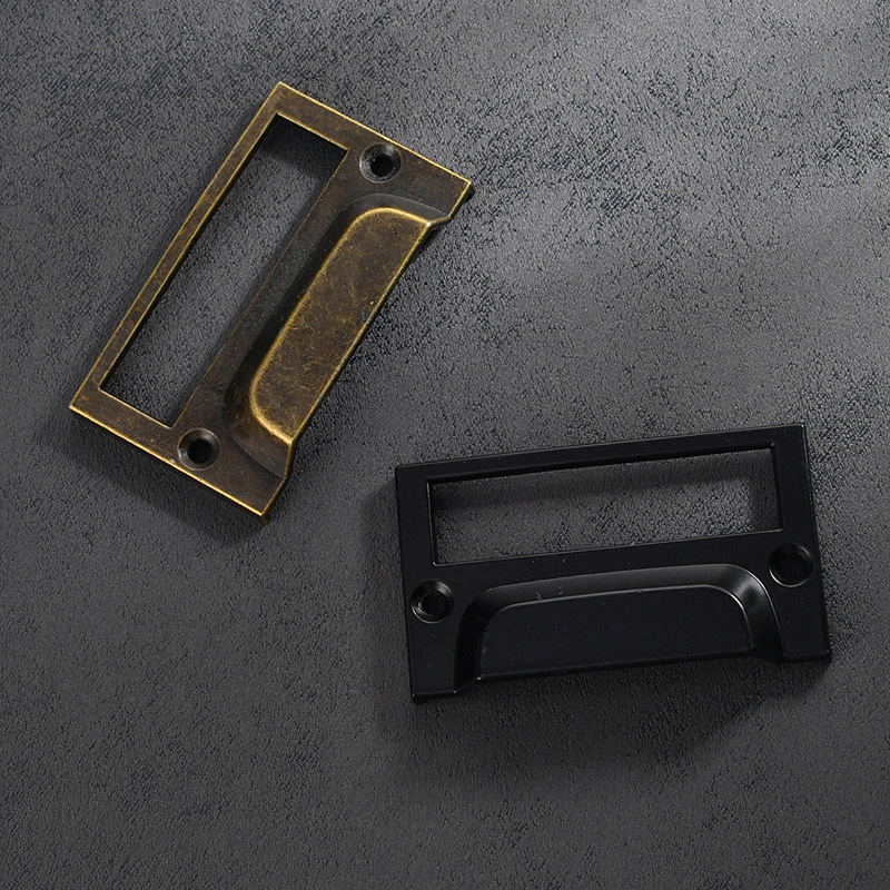 앤티크 라벨 프레임 명함 홀더 아연 합금 서랍 카드 슬 - Furniture Hardware Business 리뷰 및 가격