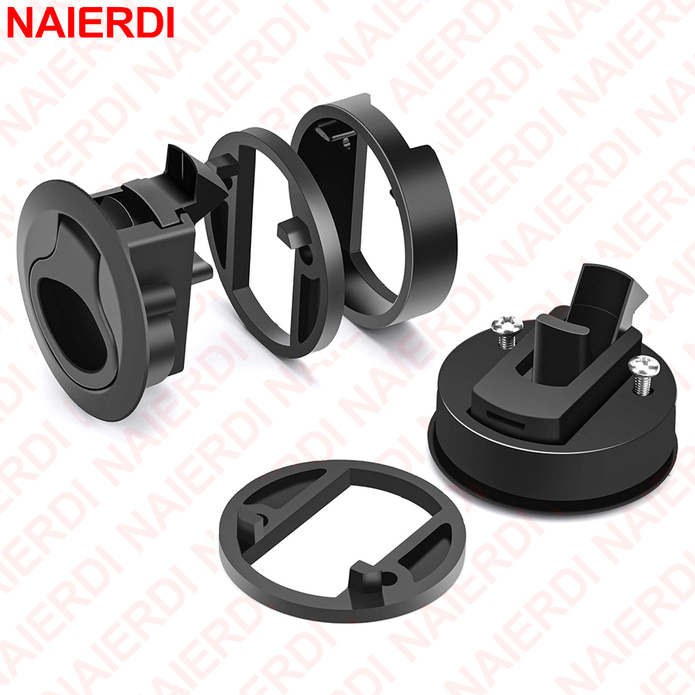 NAIERDI 2/5개 원형 플러시 마운트 핸들 잠금장 - Zinc Furniture Hardware 리뷰 및 가격